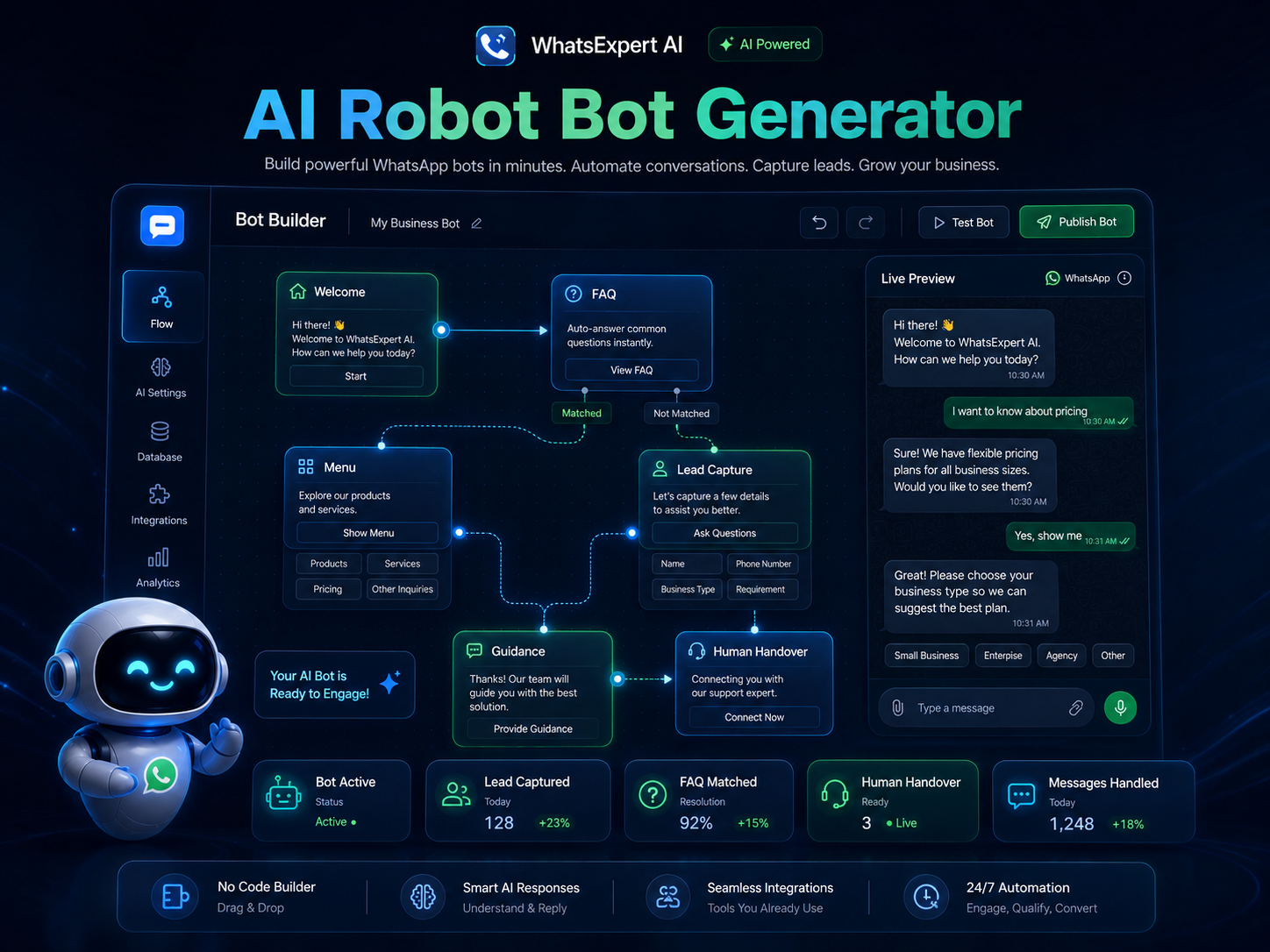 AI Robot Bot Generator