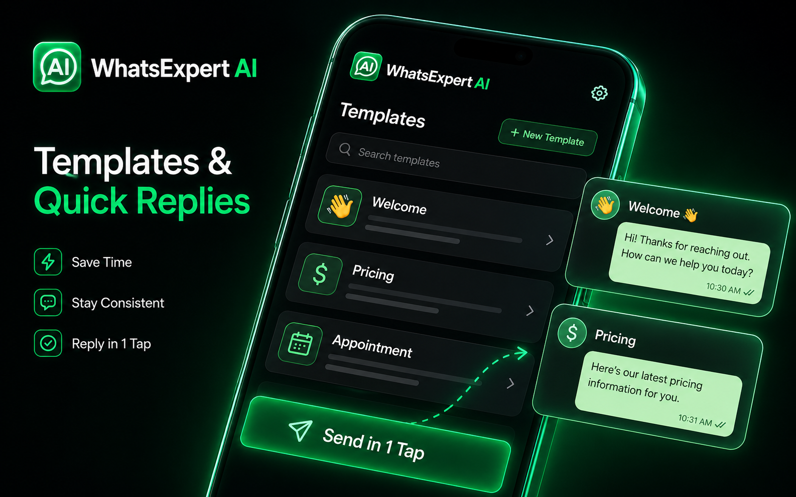 Saved Replies & Assistant Prompts